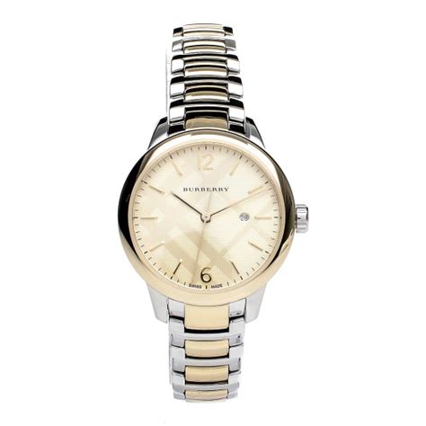 BURBERRY Stainless Steel 32mm Classic Round Quartz Watch 